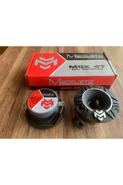 MACOUSTİC Deniz Sound Garage 10 cm Tweeter MSX 4T 300 Watt 60 Rms