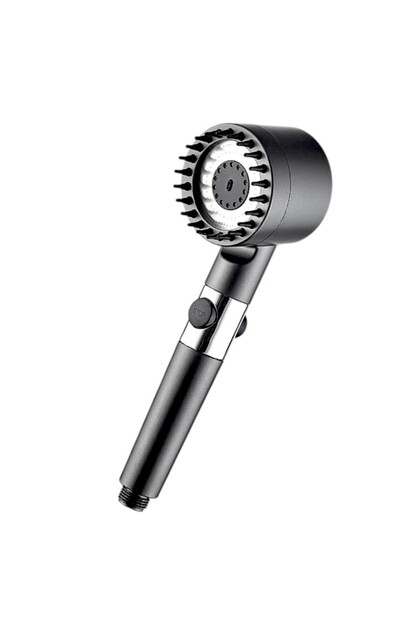 Cap dus, jet puternic pentru masaj, cu duza peri silicon, comutare in 3 variante, L 25 cm