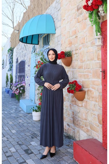 فستان ساندي بحزام كراشلي