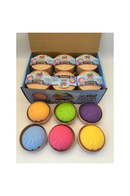 Jucărie mini tip gălușcă, multicolor, 4 cm