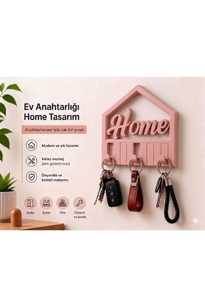 Home Keychain – Home Design Style and Modern 11 × 11 cm