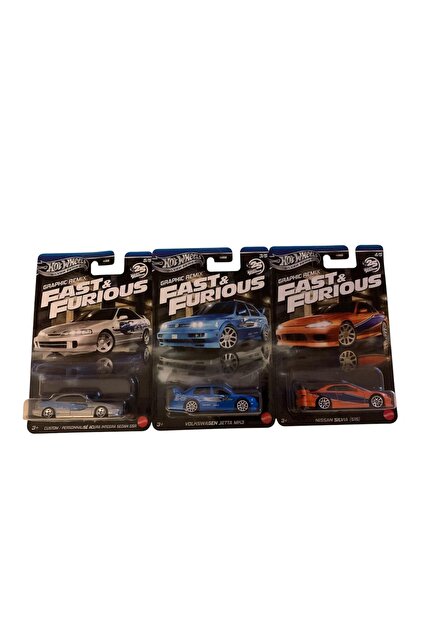 HOT WHEELS 5'li Araba Seti Fast & Furious Nissan Skyline Gt-r