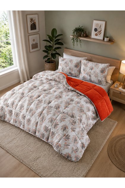 Colorful Patterned Single Duvet Wellsoft with Double-Sided Pillowcase