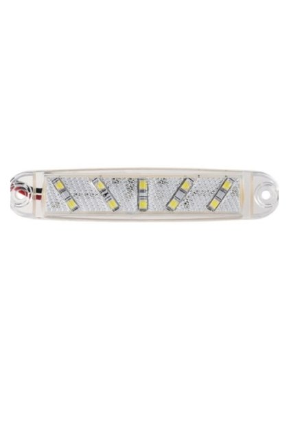 Lămpi LED pentru camioane/remorci/vehicule utilitare, lampă laterală cu 10 SMD pentru gabarit, albă, 12 V-24 V, 5+1 GRATUIT NOU