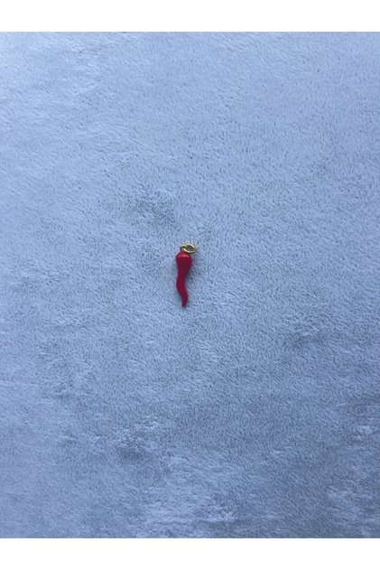 Cornicello Kırmızı Biber Gümüş Kolye Ucu