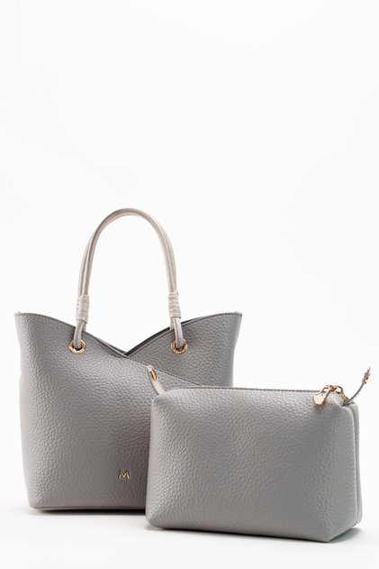 Elvira Gray Women's Hand and Shoulder Bag