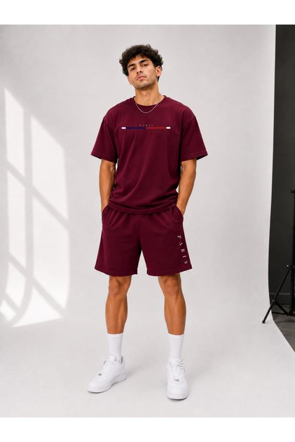 Men's T-Shirt and Shorts Set, Summer Casual Combination