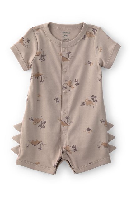 Baby Boy Short Jumpsuit 3 Months-24 Months Brown