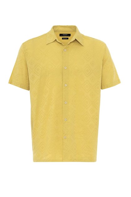 Square Patterned Men's Shirt