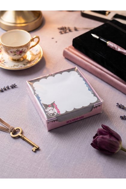 Kuromi & Hello Kitty Licensed Cube Notepad