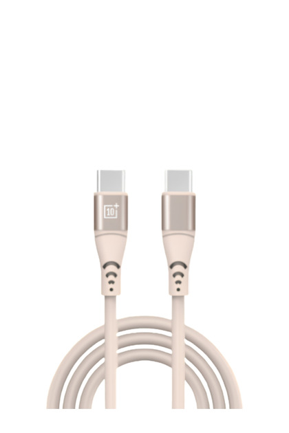Ten Plus - 60W Type-C to Type-C Charger Cable 1.2m - Beige