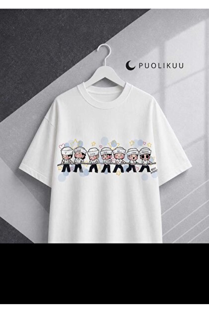 puolikuu Arirang World Tour BTS Baskılı Oversize Tshirt - Fiyatı