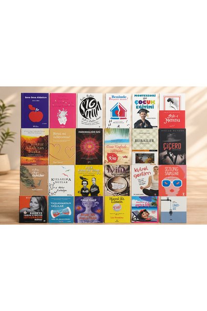 24 Kitap Set Toplu Satış Bu Yaz Herkes Kitap Okuyacak