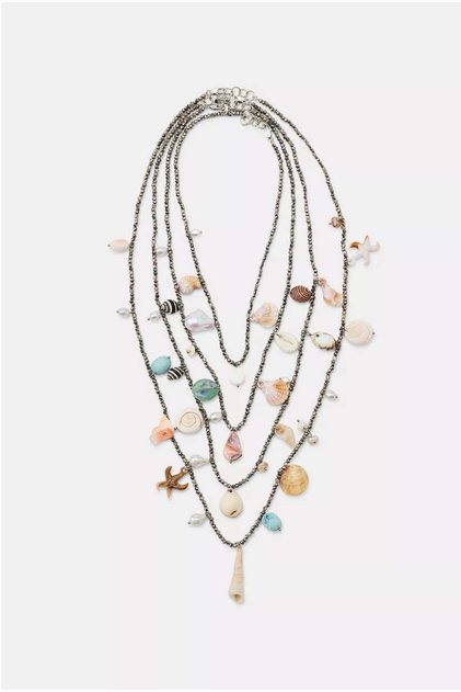 Brand Model Seashell Charm Necklace