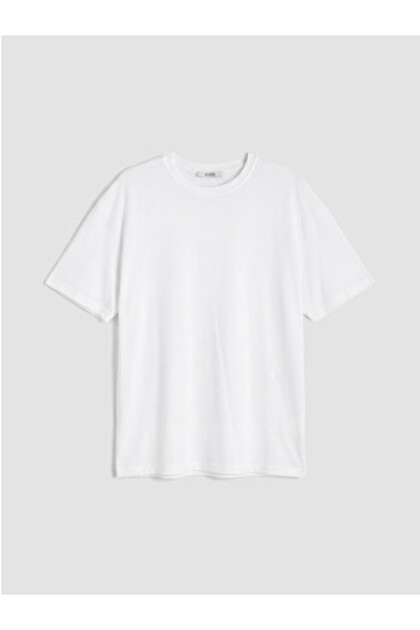 New Season White Crew Neck Women's T-Shirt