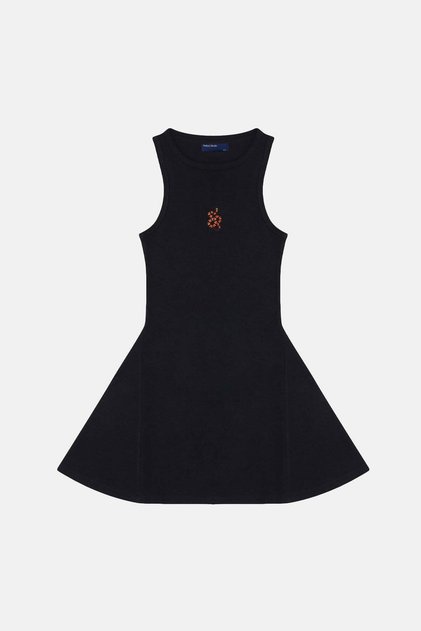Coral Snake Premium Dress - Black