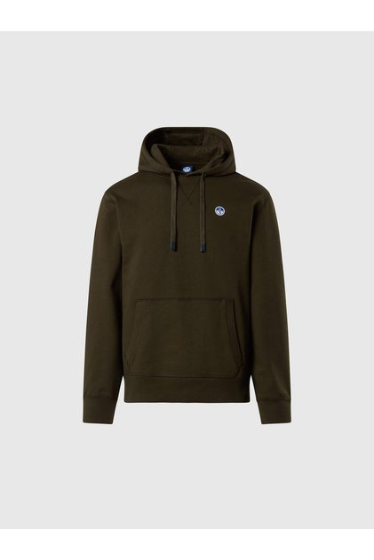 Erkek Pamuk Kapüşonlu Sweatshirt