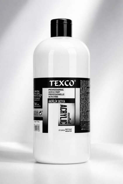 TEXCO AKRİLİK BOYA 1500 CC BEYAZ