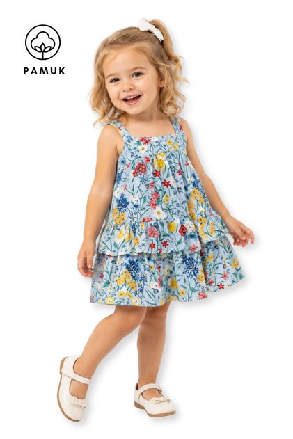 Girl's Dress Patterned Casual Summer Children's Dress