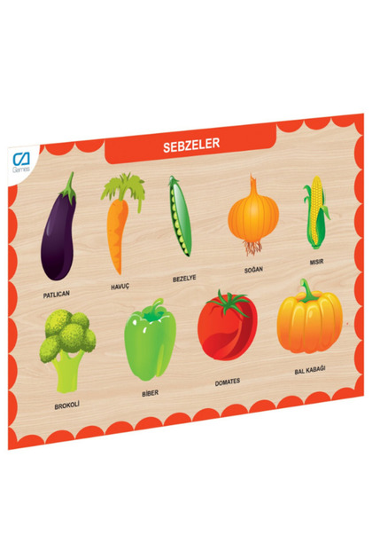 Caahs-3205 Ca Games Wooden Vegetables Find-And-Place – Recognize Vegetables, Have Fun, and Learn!