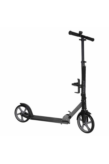 Αναδιπλούμενο αστικό σκούτερ TRIKE FIX, τροχοί 200mm, μαύρο