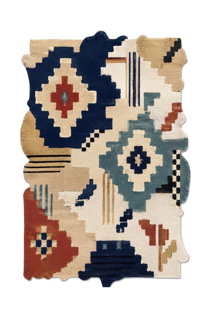 SDT Özel Kesim Etnik Geometrik Kilim Desenli Dokuma Taban Dekoratif Halı sdt3003