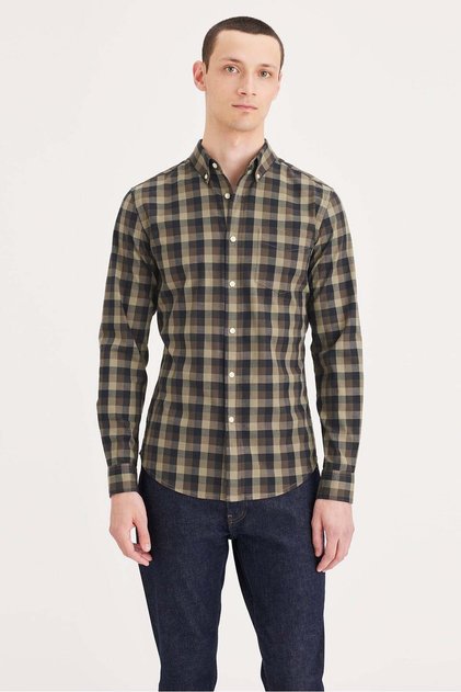 Oxford Slim Fit Gömlek Beige