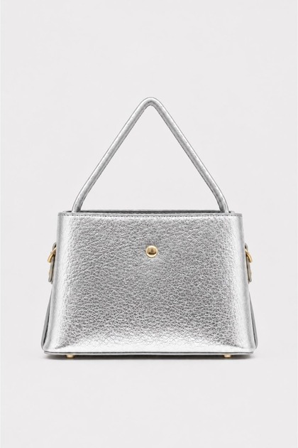 Women's Hand and Shoulder Bag Stylish Daily Use Bag with Lock Detail