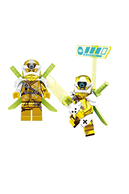 yamanS Ninja Digi Golden Jay Prime Empire Suit Figür Yapı Blok