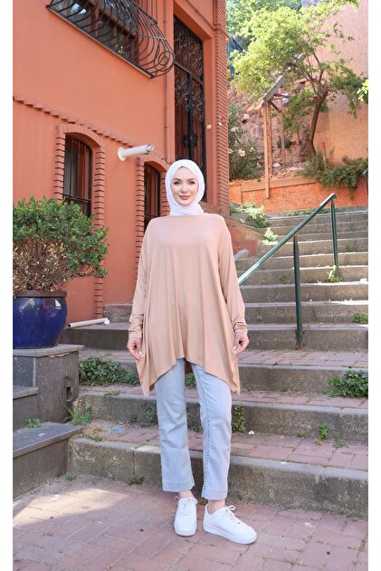 Casual Tunic with Slits on the Sides
