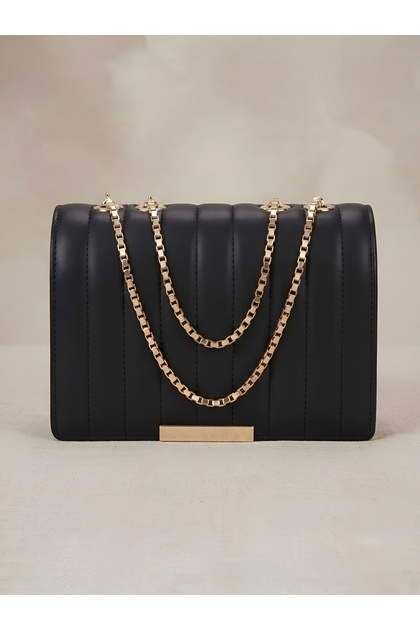 Women's Shoulder Bag | Stylish and Quilted Crossbody Bag with Chain Strap