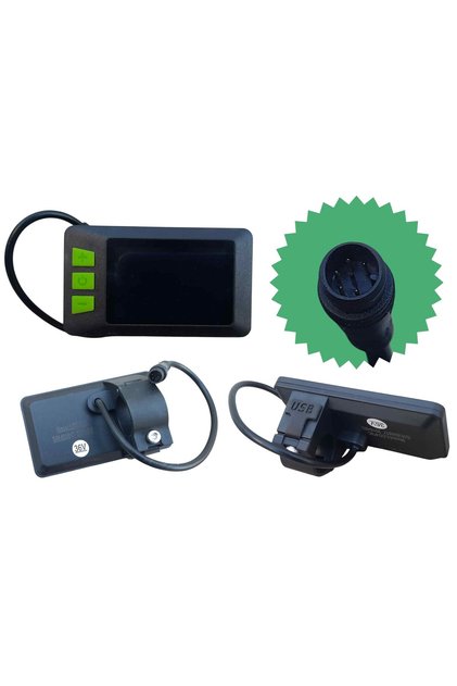 Ebıs E-Bis Pedal Destekli Gösterge Paneli Lcd Ekran Usb Li 36V