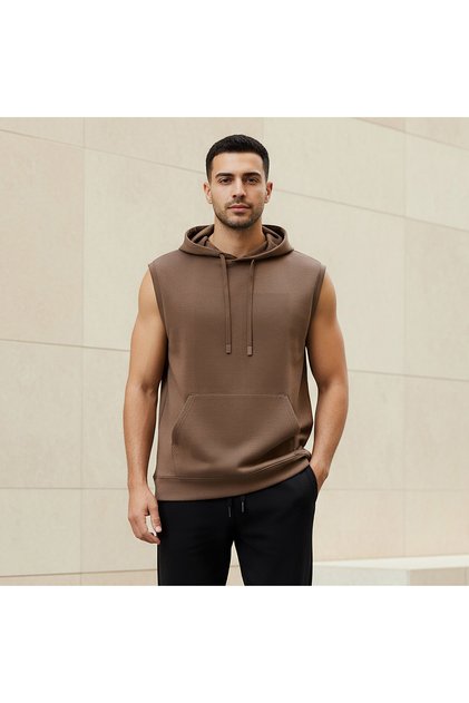 Men Sleeveless Hoodie