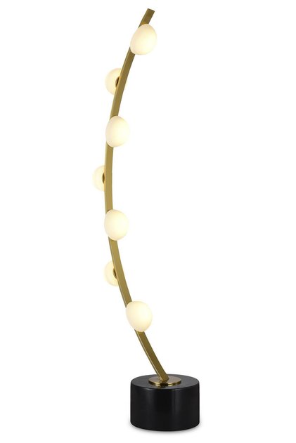 LM-7017-8101-7 Eskitme Kaplama Lambader LED Metal Cam H: 150 cm, WxD: 35x15 cm