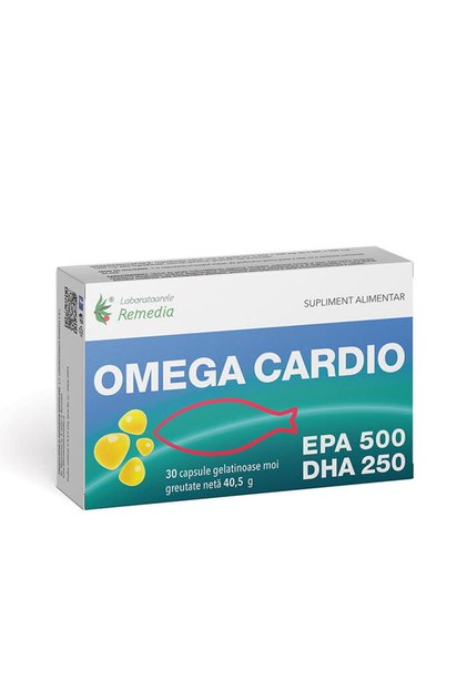 Omega Cardio EPA 500mg DHA 250mg 30cps moi