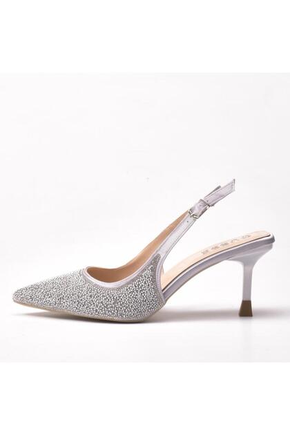 Skatra Women's Beaded Evening Dress Sandals 202-5