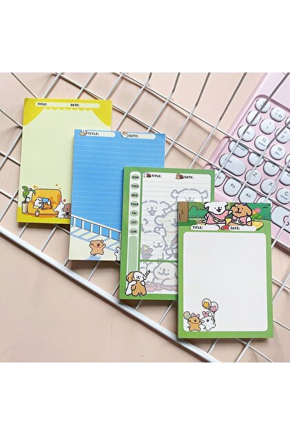 1 book-random style 50Page/Book Cute Puppy A7 Notepad Portable Pockets Notebook Memo Paper Scribblin