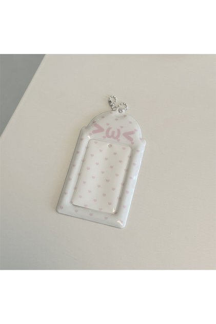 1pcs-B INS Style Cute Card Holder Pendant 3 Inch Photocard Card Sleeve Kpop Idol Card Holder Backpac