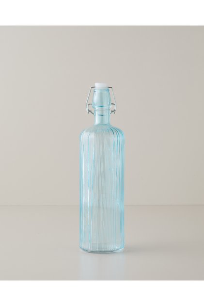 Moist Cam Şişe 1000 ml Mavi