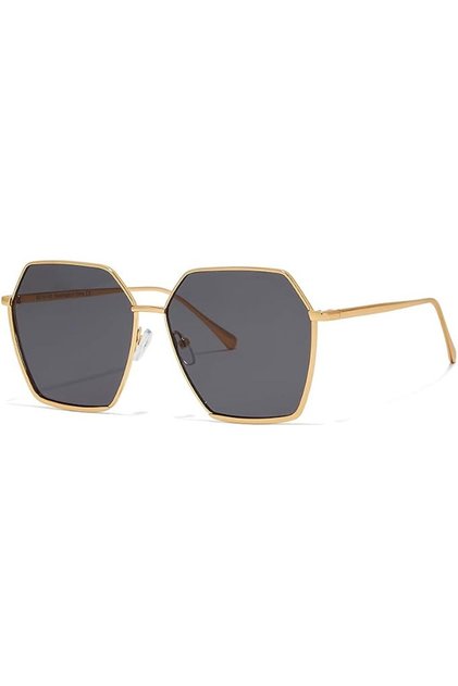 Eyewa - نظارات شمسية STARK للجنسين، نظارات شمسية سداسية الشكل، حماية من الأشعة فوق البنفسجية: UV400