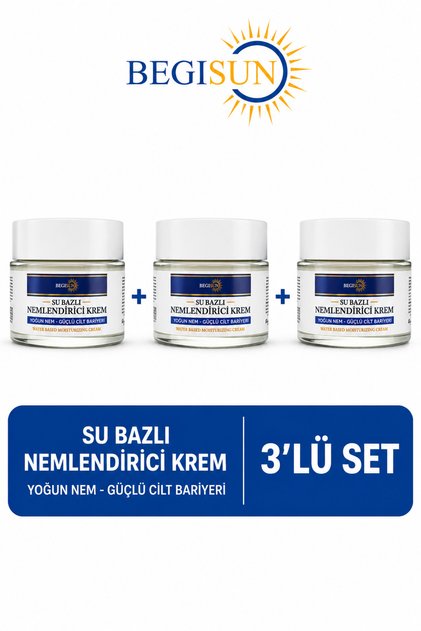 Water Based Moisturizing Cream Set of 3