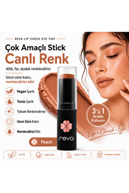 アイシャドウ RT-179227 REVA Çok Amaçlı Stick Allık, Far, Dudak Renklendirici & Lip Cheek