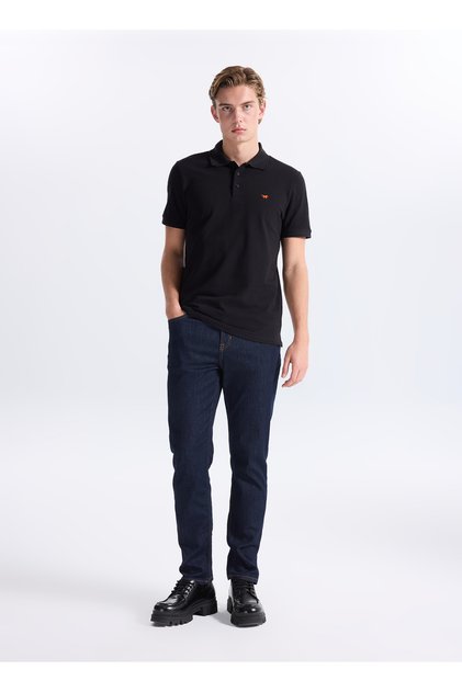 Lacivert Erkek Slim Fit Yıkamalı Denim Pantolon VEGAS SLIM-1872