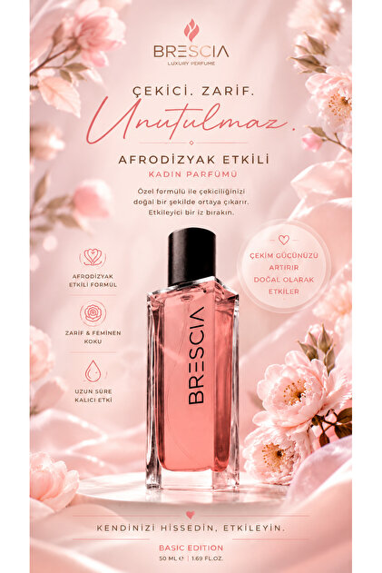 Brescia W39 Afrodit Aşk Kokulu Kadın Parfümü 50ml EDP Etkili