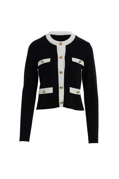 Button Detailed Long Sleeve Knitwear Cardigan