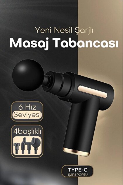 Torima Masaj Tabancası Sporcu Masaj Aleti Titreşimli Şarjlı Kas