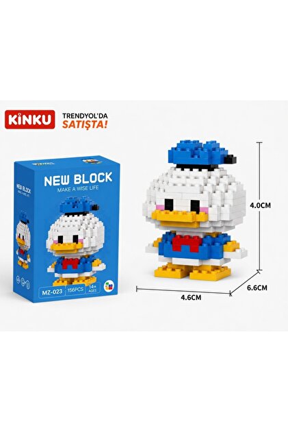 MEGOLA STORE Stitch Karakterli Mini Lego Yapım Seti - New Block