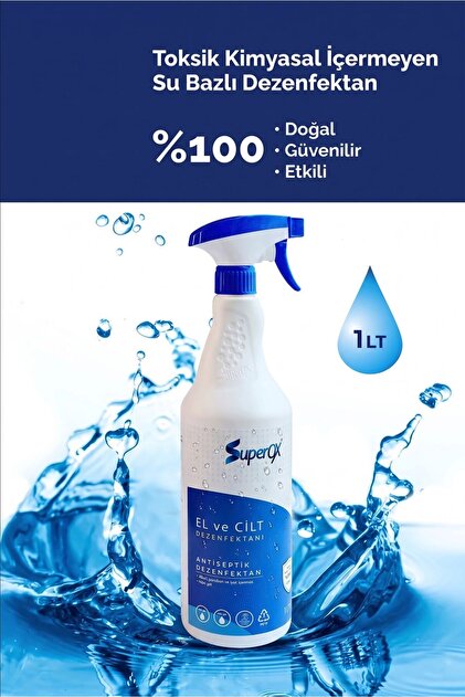 美品 BLACKLISTロングジョンXL 状態◎即購入OK SuperOX Doğal ve Alkolsüz El Cilt Dezenfektanı , Hipokloröz İçeren