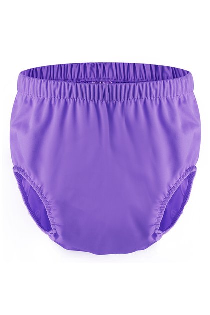 XXL Purple Waterproof Diaper for Adults Washable Reusable Diaper Care Pants Leak-proof Pants Swimmin