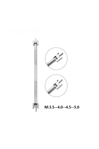 M 3.5-5.0 1pcs Dental Orthodontic Brackets Position Gauge Stainless Steel Adjustable Bracket Locator